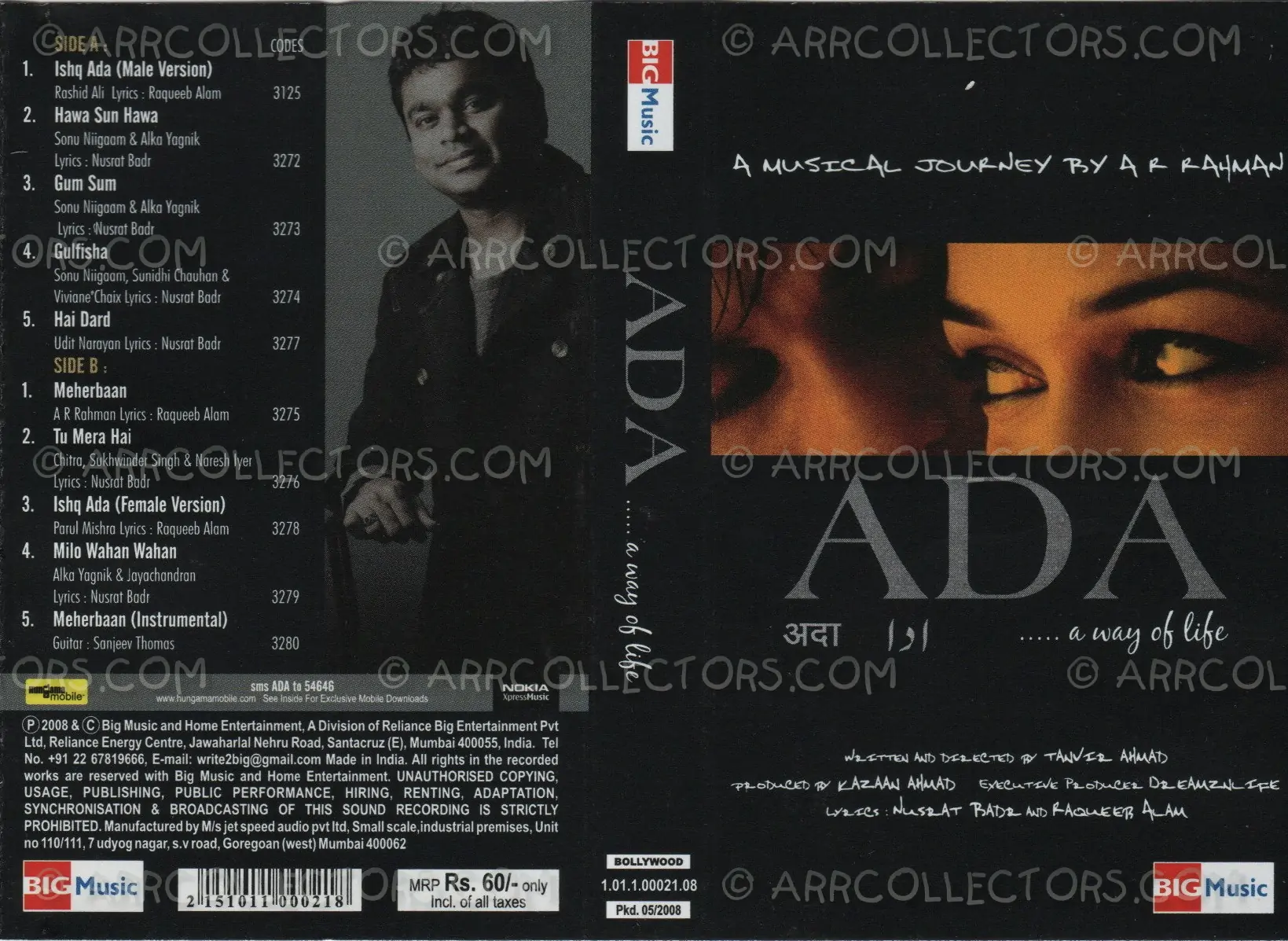 Ada - A Way of Life Cover