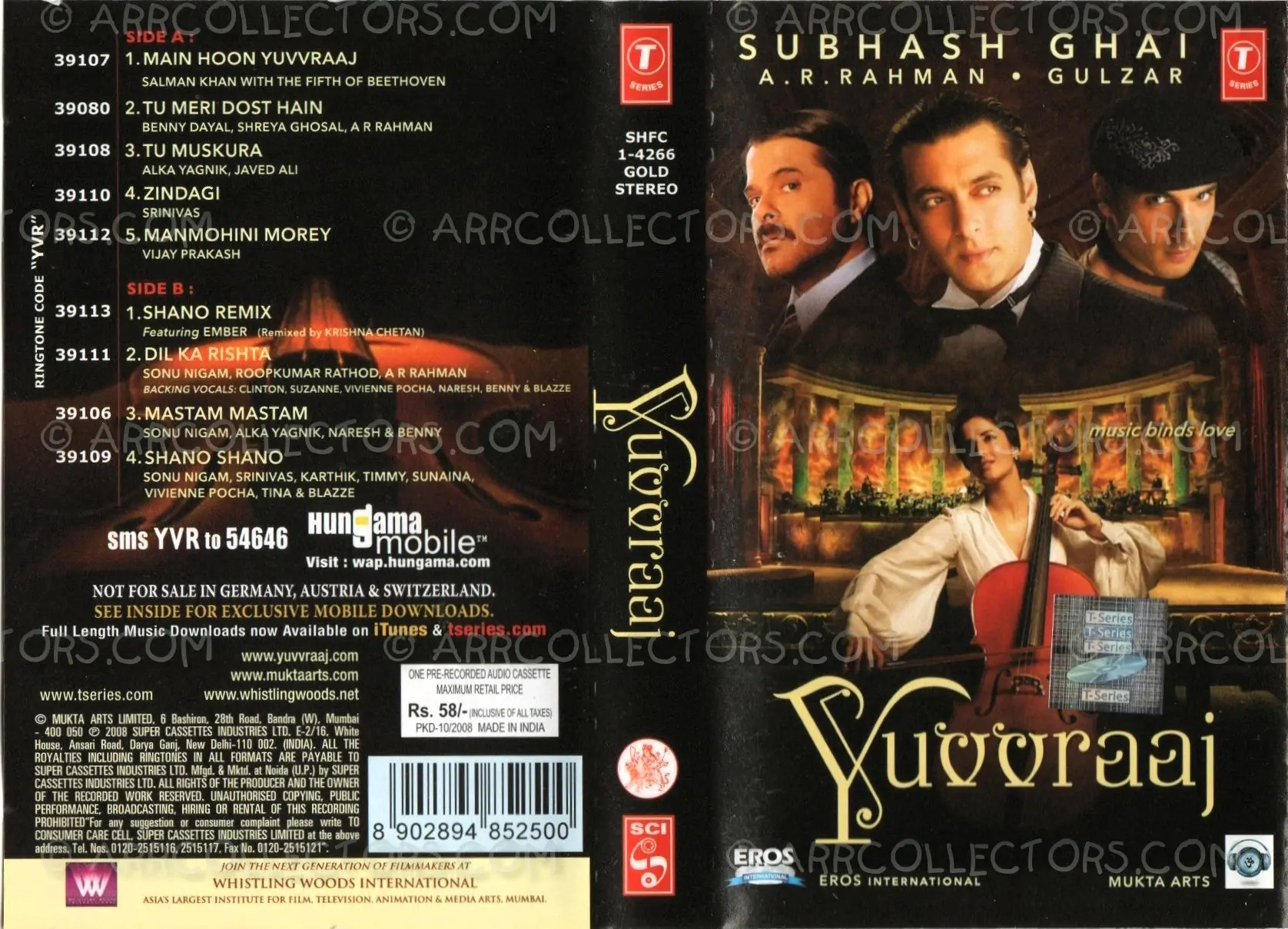 Yuvvraaj Cover